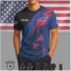 Carolina Panthers Custom Name Ripped Style Performance T Shirt Carolina Panthers Custom Name Ripped Style Performance T Shirt