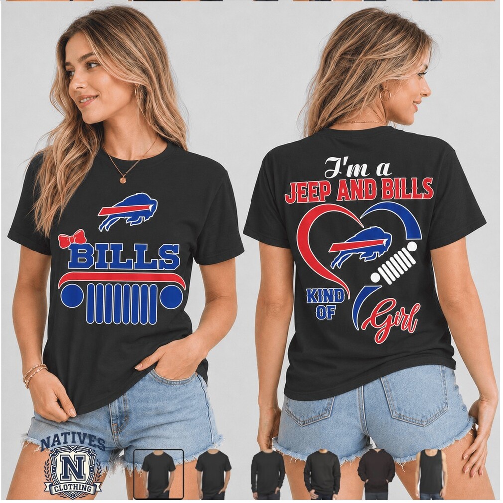 Buffalo Bills Jeep Heartbeat Football T Shirt Buffalo Bills Jeep Heartbeat Football T Shirt