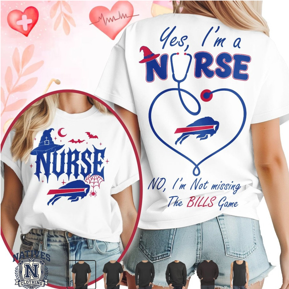 Buffalo Football Nurse Halloween Stethoscope Heart T Shirt Buffalo Football Nurse Halloween Stethoscope Heart T Shirt