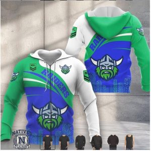 Canberra Raiders NRL Skyline Graphic Printed T Shirt Hoodie