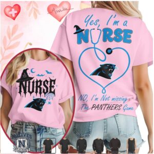 Carolina Football Nurse Halloween Stethoscope Heart T Shirt