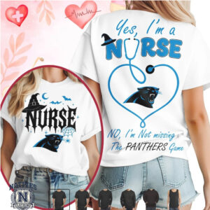 Carolina Football Nurse Halloween Stethoscope Heart T Shirt