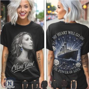 Celine Dion My Heart Will Go On Titanic Music T Shirt