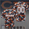 Chicago Bears Salute To Service Camo Custom Name Jersey T Shirt Chicago Bears Salute To Service Camo Custom Name Jersey T Shirt