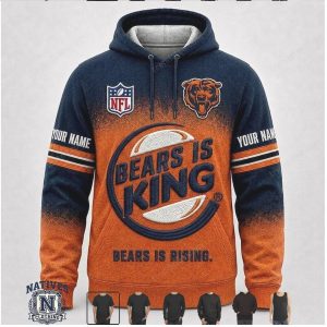 Chicago Bears Football King Parody Graphic Apparel