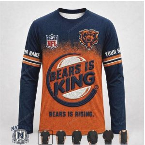Chicago Bears Football King Parody Graphic Apparel