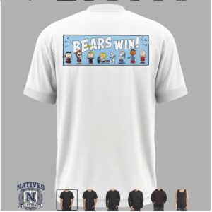 Chicago Bears Snoopy Peanuts Football T Shirt