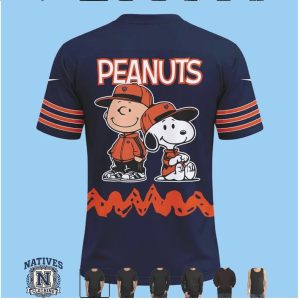 Chicago Bears X Peanuts Kids Game Snoopy Charlie Brown T Shirt