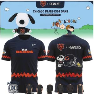 Chicago Bears X Peanuts Snoopy Aaugh Football Graphic Sports T Shirt