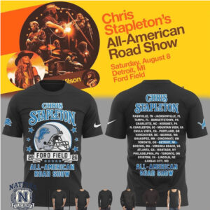 Chris Stapleton All American Road Show Detroit T Shirt