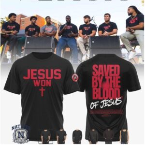 Christian Faith Jesus Won Saved By The Blood T Shirt