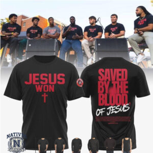 Christian Faith Jesus Won Saved By The Blood T Shirt