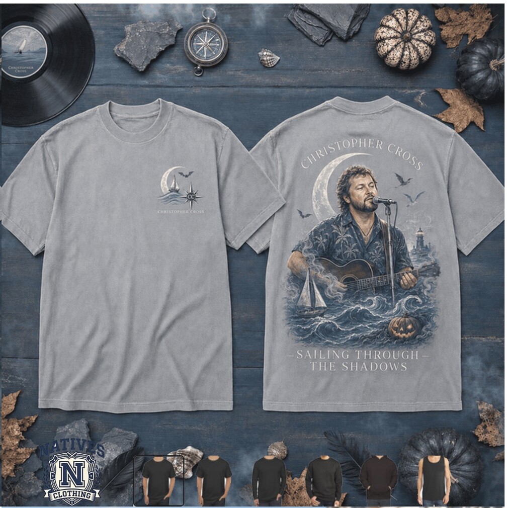 Christopher Cross Sailing Through The Shadows Vintage Music T Shirt Christopher Cross Sailing Through The Shadows Vintage Music T Shirt