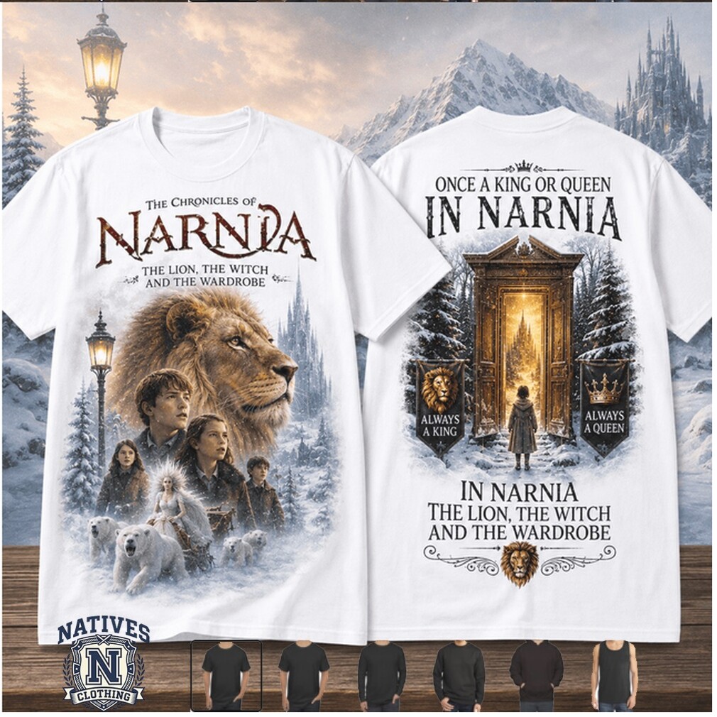 Chronicles Of Narnia Aslan Lion Wardrobe Fantasy Graphic T Shirt Chronicles Of Narnia Aslan Lion Wardrobe Fantasy Graphic T Shirt