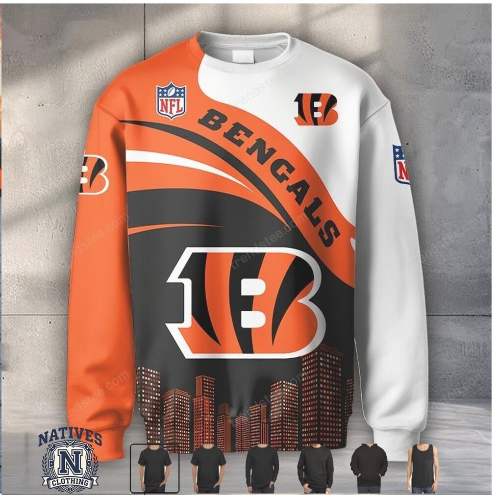 Cincinnati Bengals City Skyline Fan Apparel Cincinnati Bengals City Skyline Fan Apparel