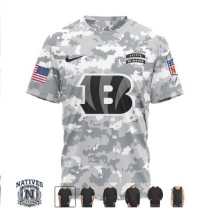 Cincinnati Bengals Salute To Service Digital Camo Football Jersey