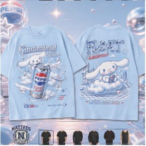 Cinnamoroll Pepsi Cream Soda Float Above The Ordinary Graphic T Shirt