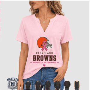 Cleveland Browns Faith Over Fear Breast Cancer Awareness T Shirt