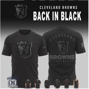 Cleveland Browns Football Back In Black T Shirt