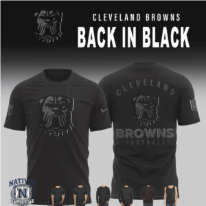 Cleveland Browns Football Back In Black T Shirt
