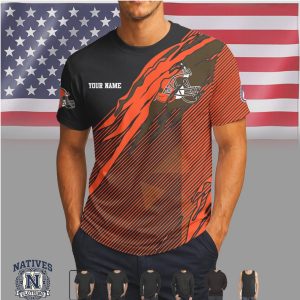 Cleveland Browns Football Personalized Graphic T Shirt