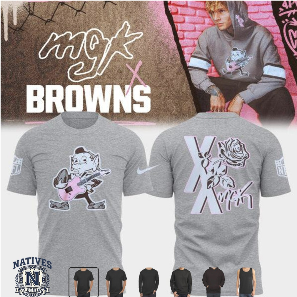 Cleveland Browns MGK Rock Music Tour T Shirt Cleveland Browns MGK Rock Music Tour T Shirt