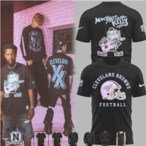 Cleveland Browns Machine Gun Kelly Football T Shirt