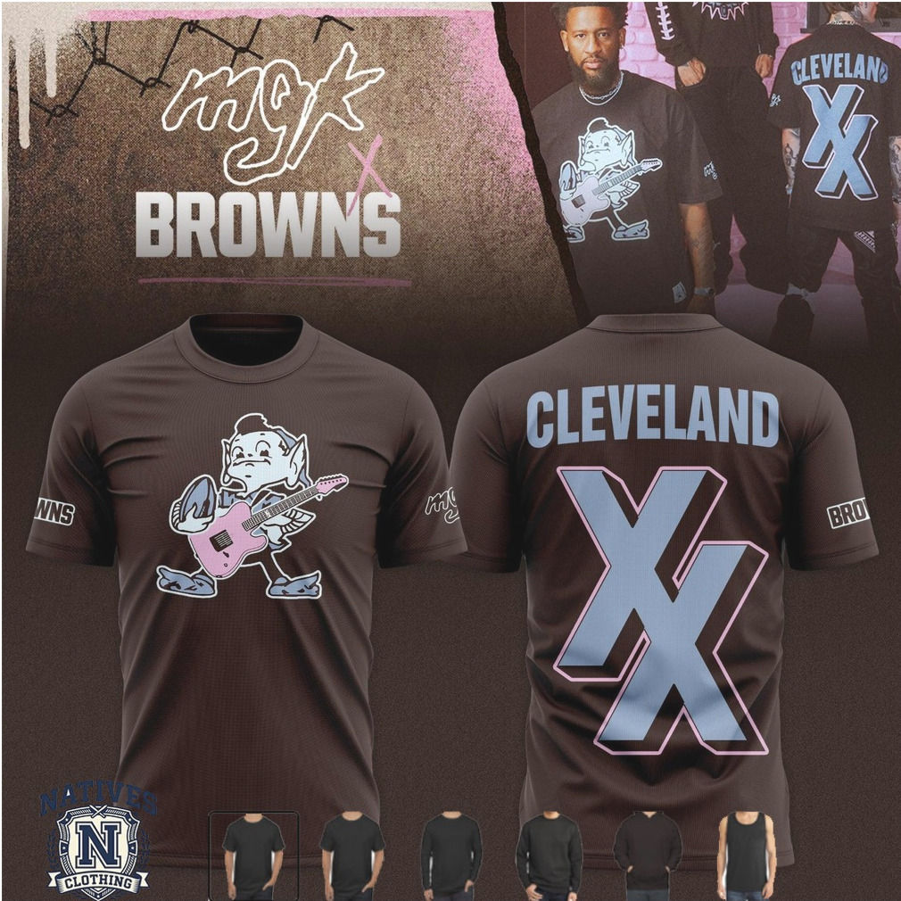 Cleveland Browns Music Collaboration Graphic T Shirt Cleveland Browns Music Collaboration Graphic T Shirt