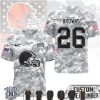 Cleveland Browns Camouflage Custom Name Number Football Jersey Cleveland Browns Camouflage Custom Name Number Football Jersey