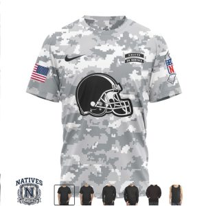 Cleveland Browns Salute To Service Digital Camo Football Jersey
