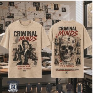 Criminal Minds BAU Profiler Team Read The Room Vintage Graphic T Shirt