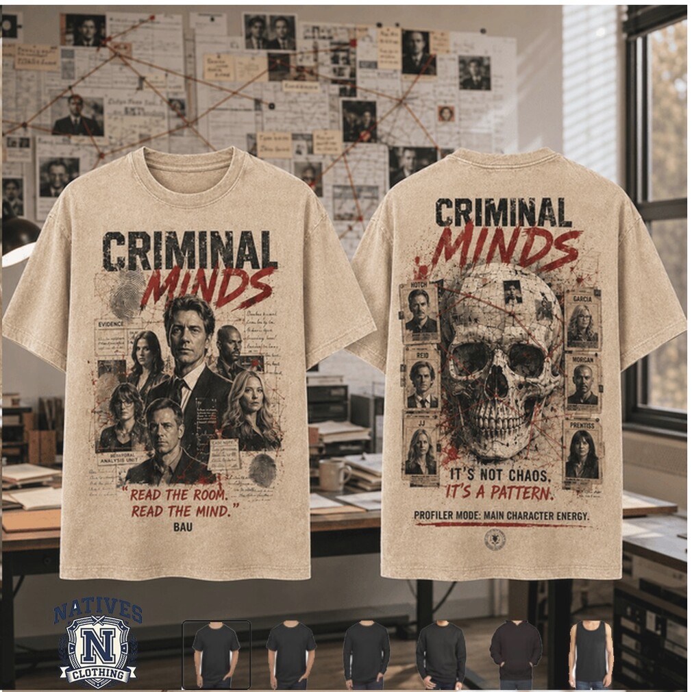 Criminal Minds BAU Profiler Team Read The Room Vintage Graphic T Shirt Criminal Minds BAU Profiler Team Read The Room Vintage Graphic T Shirt