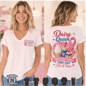 Dairy Queen Breast Cancer Awareness Serving Hope T Shirt