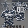 Dallas Cowboys Salute To Service Camo Custom Name Number Jersey Dallas Cowboys Salute To Service Camo Custom Name Number Jersey