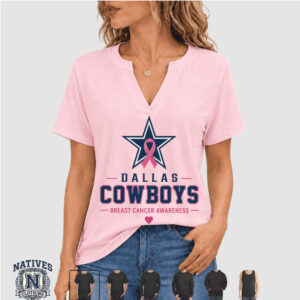 Dallas Cowboys Football Faith Over Fear Breast Cancer Awareness T Shirt