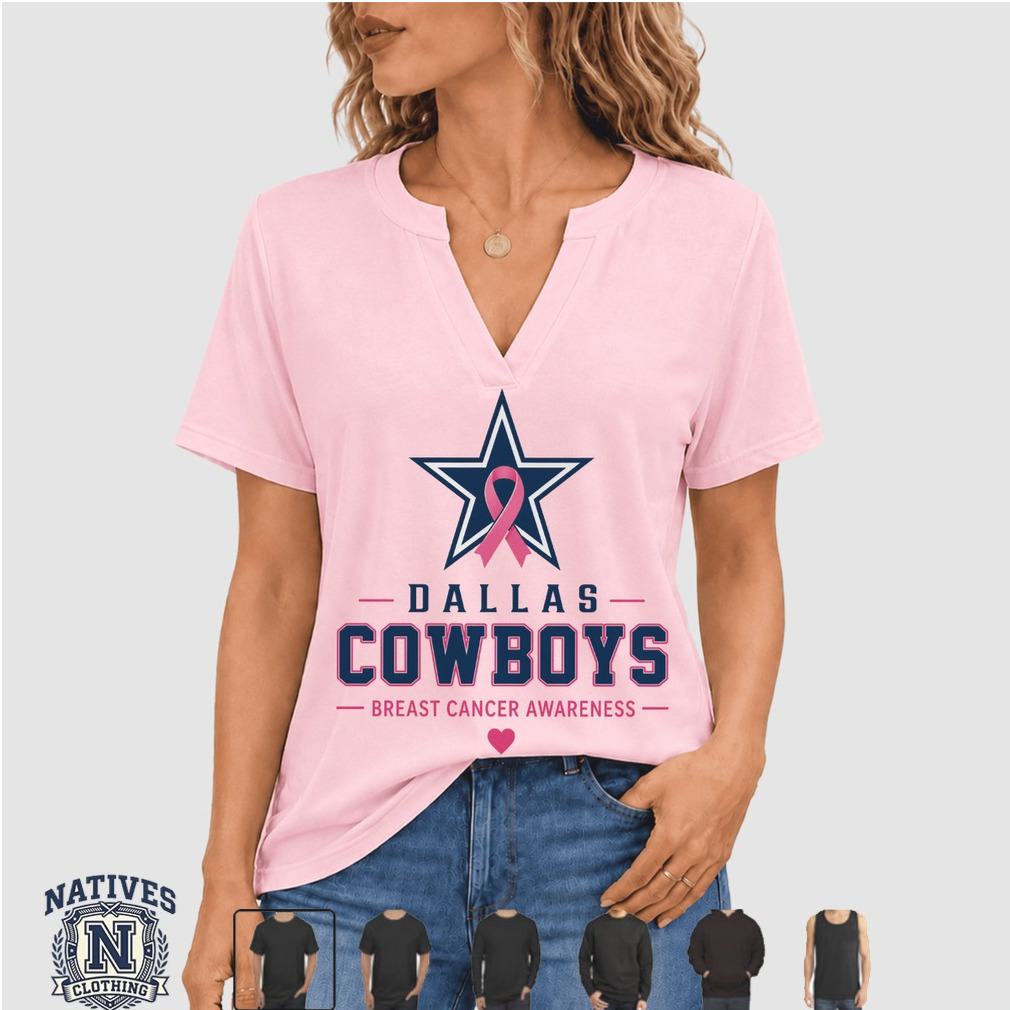 Dallas Cowboys Football Faith Over Fear Breast Cancer Awareness T Shirt Dallas Cowboys Football Faith Over Fear Breast Cancer Awareness T Shirt