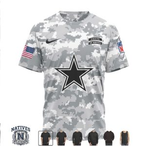 Dallas Cowboys Salute To Service Camo Custom Name Number Jersey