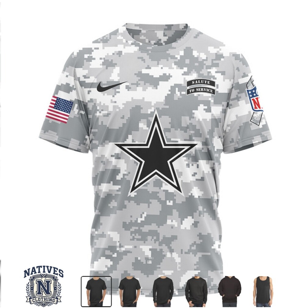 Dallas Cowboys Salute To Service Camo Custom Name Number Jersey Dallas Cowboys Salute To Service Camo Custom Name Number Jersey
