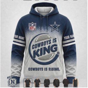 Dallas Football Cowboys Is King Star Logo Apparel T Shirt Hoodie
