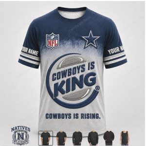 Dallas Football Cowboys Is King Star Logo Apparel T Shirt Hoodie