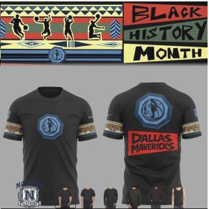 Dallas Mavericks Black History Month Basketball Team T Shirt