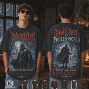 Dark Soul Frozen World Heavy Metal Gothic T Shirt