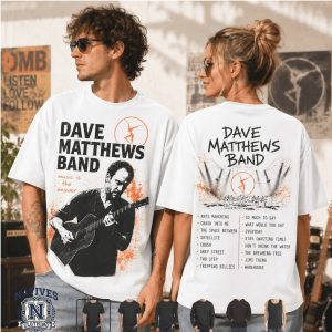 Dave Matthews Band Music Is The Answer Tour T Shirt