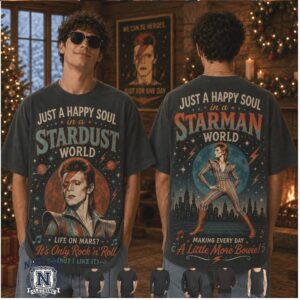 David Bowie Starman Space Oddity Vintage T Shirt