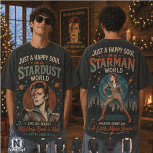 David Bowie Starman Space Oddity Vintage T Shirt