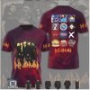 Def Leppard Burn Out Leopard Union Jack Vintage Rock Music T Shirt Def Leppard Burn Out Leopard Union Jack Vintage Rock Music T Shirt