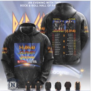 Def Leppard Journey Heart Steve Miller Summer Tour Band T Shirt