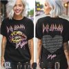 Def Leppard Tour 2026 Marble Graphic Concert T Shirt Def Leppard Tour 2026 Marble Graphic Concert T Shirt