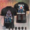 Def Leppard Rock Brigade Live 2026 Concert Graphic Band T Shirt Def Leppard Rock Brigade Live 2026 Concert Graphic Band T Shirt