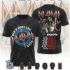 Def Leppard Rock Till You Drop Tour 2025 Leopard Graphic T Shirt Def Leppard Rock Till You Drop Tour 2025 Leopard Graphic T Shirt